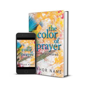 art prayer concept nonfiction book cover design premade
