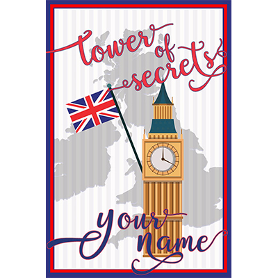 United Kingdom England Cozy Mystery Set Tower of London Person of color woman, Big Ben, Stonehenge, Double Decker Bus