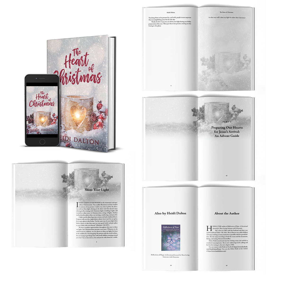 Decorative interior layout for authors and writers