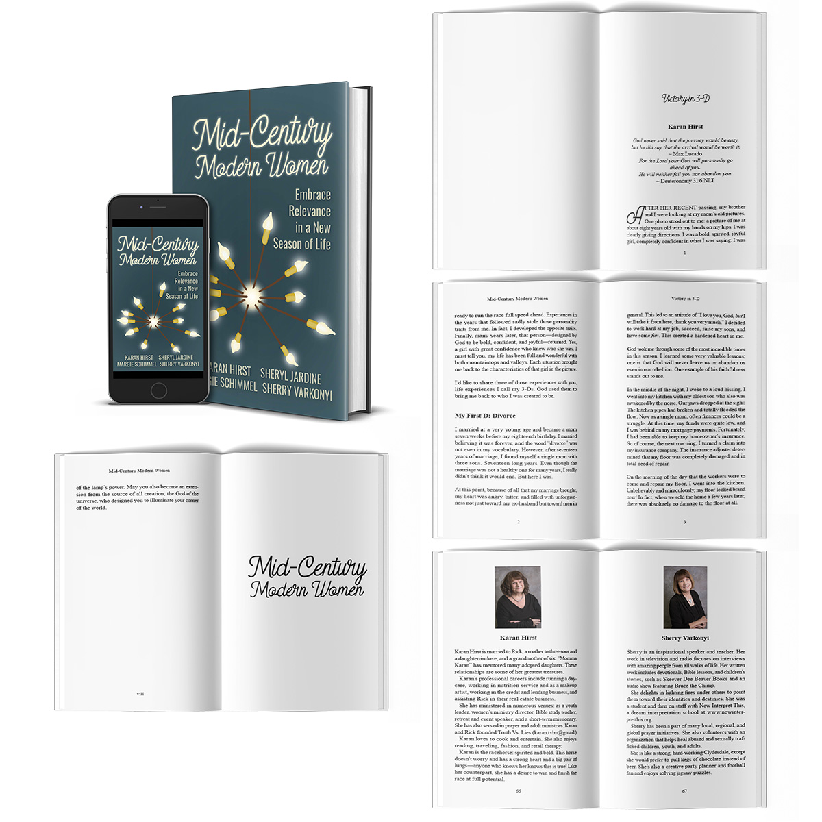 book cover and interior formatting for multi author project